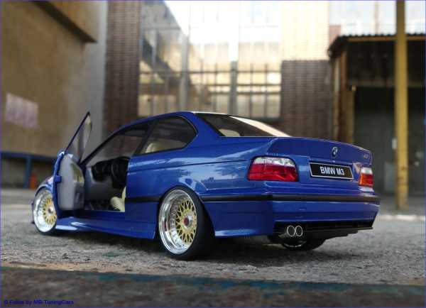 1:18 BMW E36 M3 in Blau - DieCast - inklusive OVP